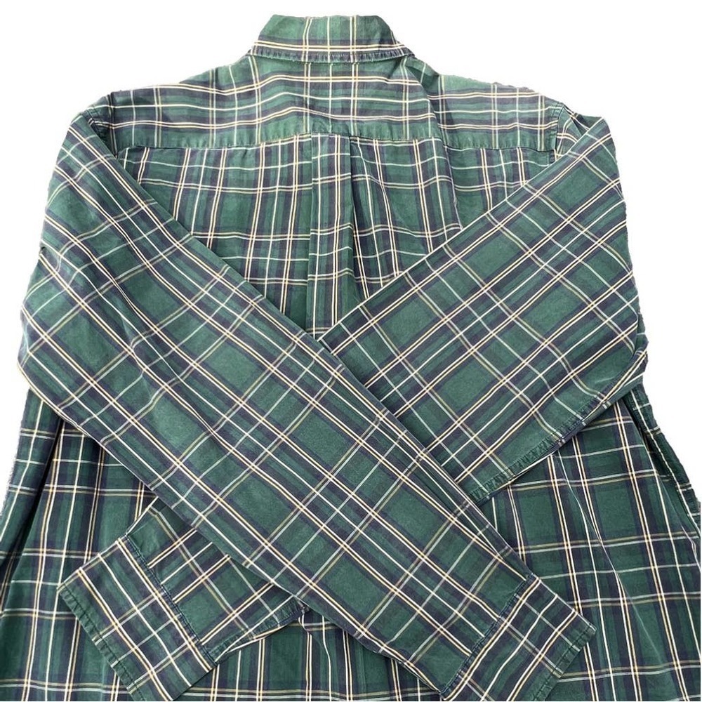 Vintage Abercrombie & Fitch Plaid Button Down Shirt Long Sleeve Size Large - Picture 5 of 6